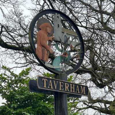 Taverham village sign